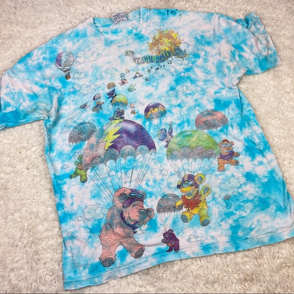 Liquid Blue Other - 1993 Grateful Dead Dancing Bears Liquid Blue Shirt